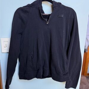 Abercrombie & Fitch Black Zip Pullover